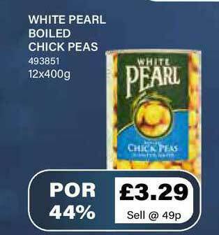 Bestway White Pearl Boiled Chick Peas offer