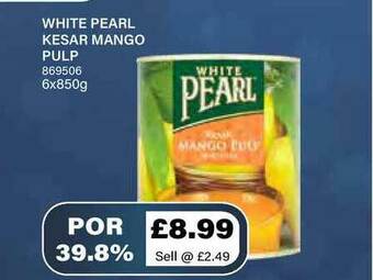 Bestway White Pearl Kesar Mango Pulp offer