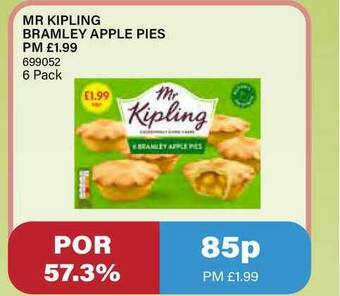 Bestway Mr Kipling Bramley Apple Pies offer