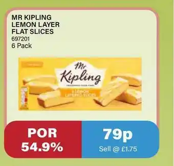 Bestway Mr Kipling Lemon Layer Flat Slices offer