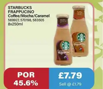 Bestway Starbucks Frappucino offer