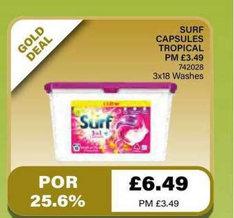 Bestway Surf Capsules Tropical offer