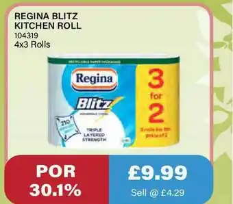 Bestway Regina Blint Kitchen Roll offer