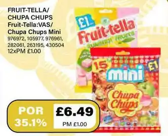 Bestway Fruit-tella-chupa Chups offer