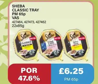 Bestway Sheba Classic Tray Pm 65p offer