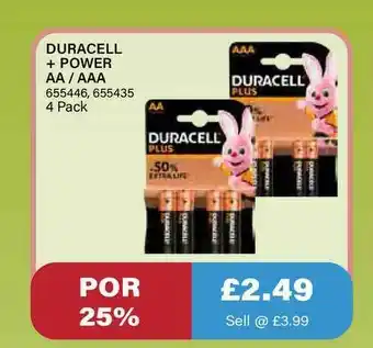 Bestway Duracell + Power Aa - Aaa offer