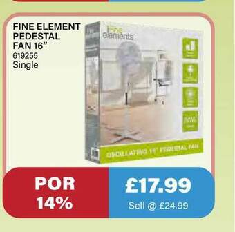 Bestway Fine Element Pedestal Fan 16 offer