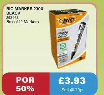 Bestway Bic Marker 2300 Black offer