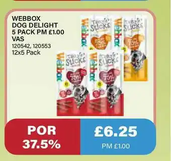 Bestway Webbox Dog Delight 5 Pack offer