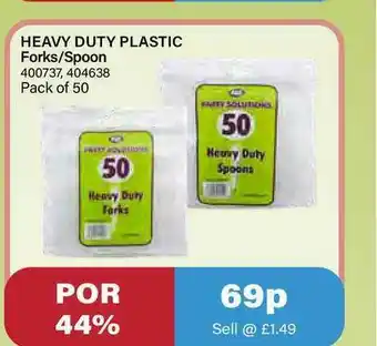 Bestway Heavy Duty Platic Forks-spoon offer