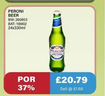 Bestway Peroni Beer offer