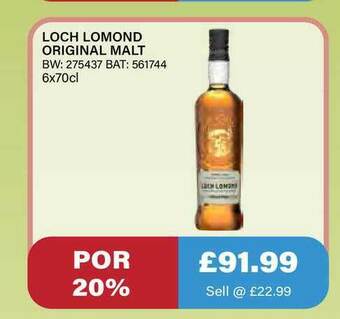 Bestway Loch Lomond Original Malt offer