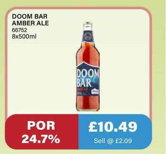 Bestway Doom Bar Amber Ale offer
