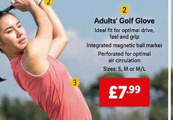 Lidl Adults' Golf Glove offer