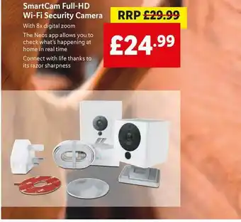 Lidl SmartCam Full-HD Wi-Fi Security Camera offer