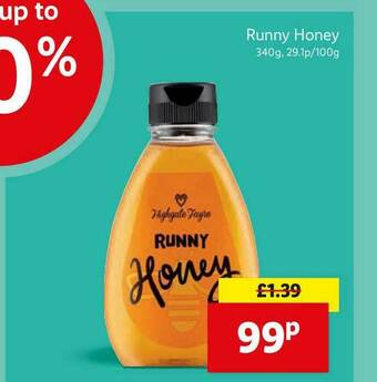 Lidl Runny Honey offer