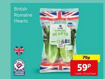 Lidl British Romaine Hearts offer