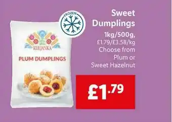 Lidl Sweet Dumplings 1Kg-500g offer