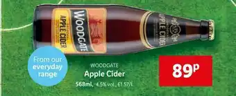 Lidl Woodgate Apple Cider 568ml offer