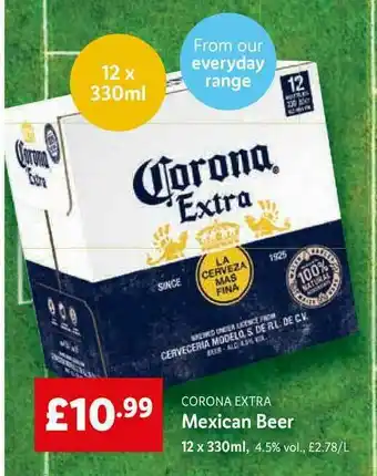 Lidl Corona Extra Mexican Beer 12 X 330ml offer