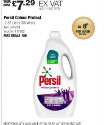 Costco Persil colour protect offer