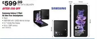 Costco Samsung galaxy z flip3 5g slim free smartphone offer