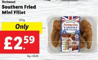Lidl Southern Fried Mini Fillet 305g offer