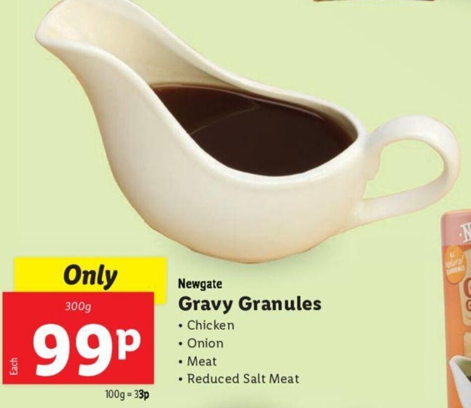 Newgate Gravy Granules 300g offer at Lidl