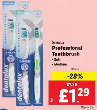 Lidl Dentalux Professional Toothbrush offer