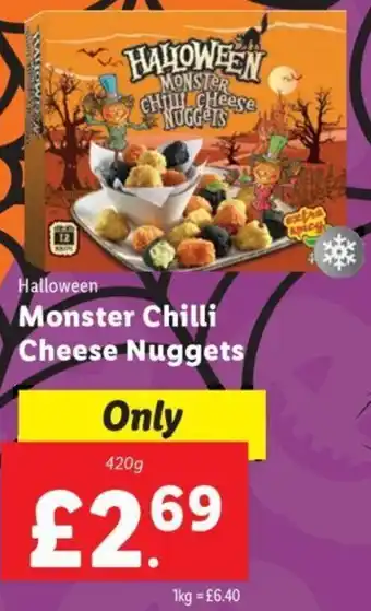 Lidl Monster Chilli Cheese Nuggets 420g offer