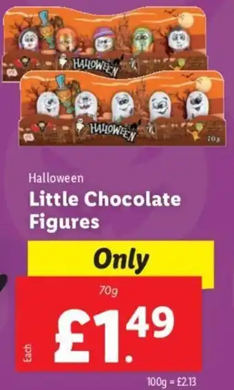 Lidl Little Chocolate Figures 70g offer