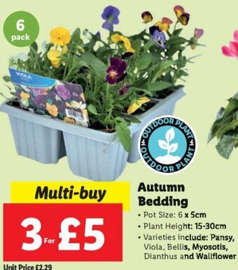 Lidl Autumn Bedding offer