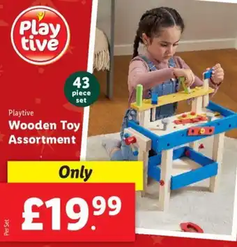Lidl Wooden Toy Assortment offer