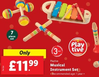 Lidl Musical Instrument Set offer