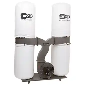 Machine Mart Sip 3hp double bag dust collector (230v) offer