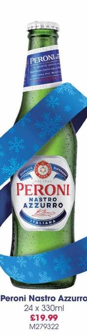 Booker Wholesale Peroni nastro azzurro offer