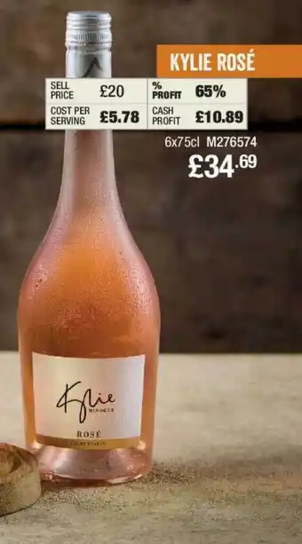Booker Wholesale Kylie rosé offer