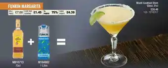Booker Wholesale Funkin margarita monti cocktail stem glass offer