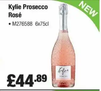 Booker Wholesale Kylie prosecco rosé offer