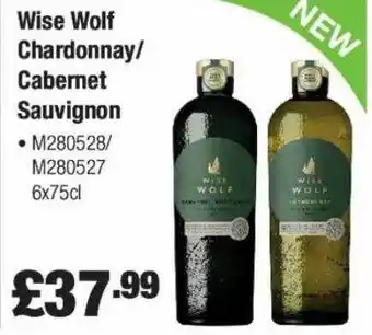 Booker Wholesale Wise wolf chardonnay-cabernet sauvignon offer