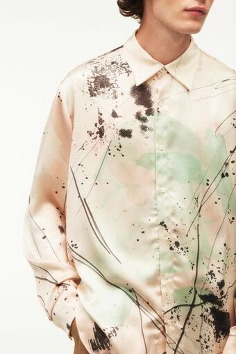 ZARA Limited edition abstract print shirt offer