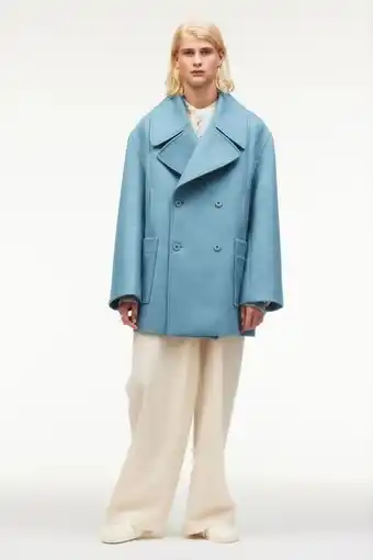 ZARA Double-breasted wool blend three-quarter-length coat - limited edition offer