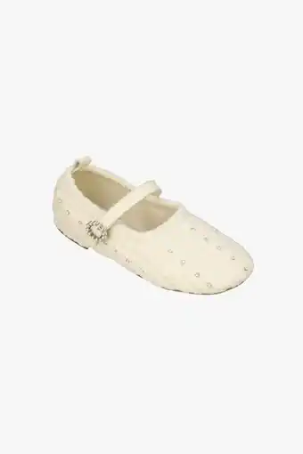 ZARA Kids/ ballet flats in embellished fabric offer