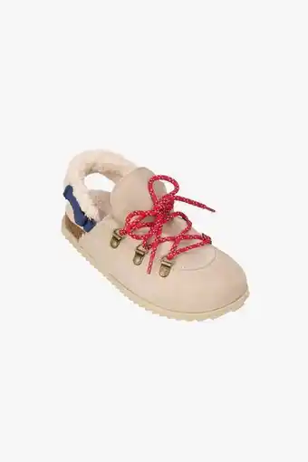 ZARA Kids/ contrast leather clogs offer