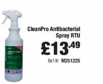 Booker Wholesale Cleanpro antibacterial spray rtu offer
