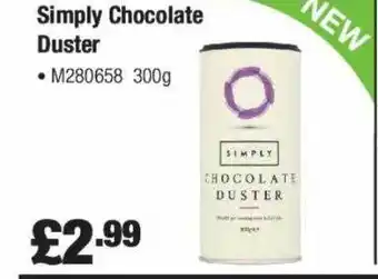 Booker Wholesale Simply chocolate duster offer