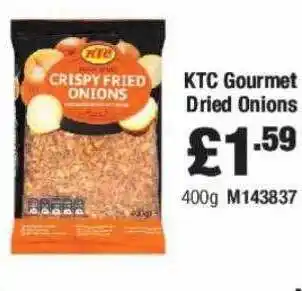 Booker Wholesale Ktc gourmet dried onions offer