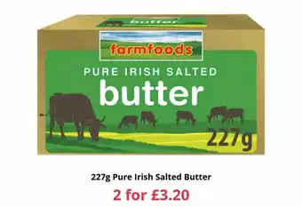 Farmfoods Pure irish salted butter offer