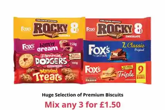 Farmfoods Premium biscuits offer