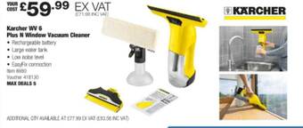 Costco Karcher wv 6 plus n window vacuum cleaner offer
